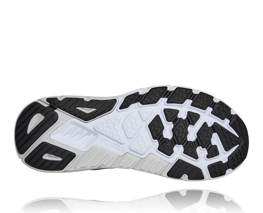 Running Shoes Mens - Hoka One One Arahi 5 - Black/White - FGVUEJK-56